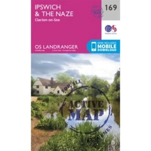 Ipswich, the Naze & Clacton-on-Sea by Ordnance Survey (Sheet map, folded, 2016)