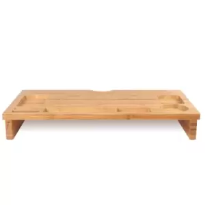 Bamboo Monitor Stand 1 Tier M&amp;W