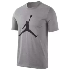 Air Jordan Big Logo T Shirt Mens - Grey