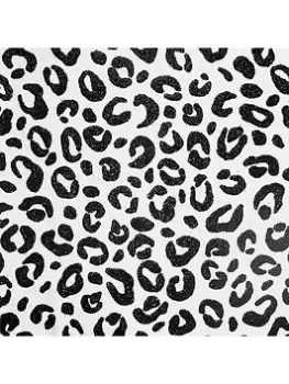 Arthouse Sequin Leopard Mono Wallpaper