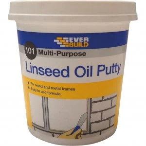 Everbuild Multi Purpose Linseed Oil Putty Natural 1000g