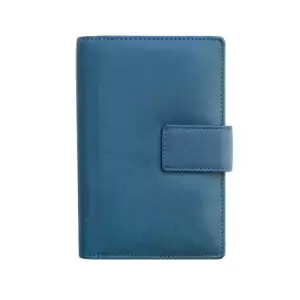 PRIMEHIDE Washed Martina Collection Purse 6 X Card Slot - Blue