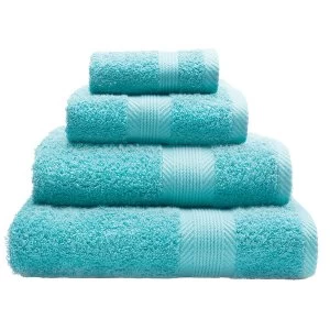 Catherine Lansfield Essentials Cotton Hand Towel - Aqua Blue