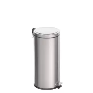 Tramontina Stainless Steel Pedal Bin 30l - Silver