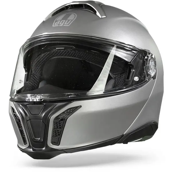 AGV Tourmodular Solid Luna Grey Matt Modular Helmet Size XS