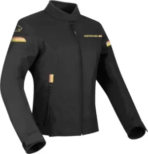 Bering Riva Ladies Motorcycle Textile Jacket, black-orange, Size 36 for Women, black-orange, Size 36 for Women