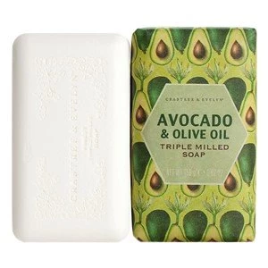 Crabtree & Evelyn Avocado Olive and Basil Oil Milled Soap 158g