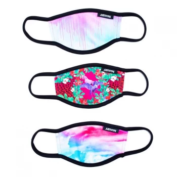 Hype Face Mask 3 Pack Junior - Floral Skies