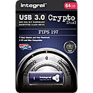 Integral Crypto Dual 64GB USB Flash Drive