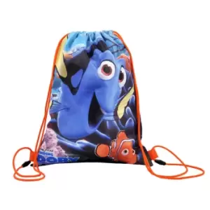 Finding Dory Childrens/Kids Official Drawstring Gym Bag (One Size) (Blue/Orange)