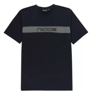 Nicce Dax T Shirt - Blue