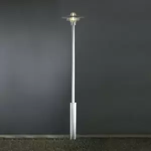 Konstsmide Modena Outdoor Modern Pathway Lamp Post Galvanised Steel, IP44