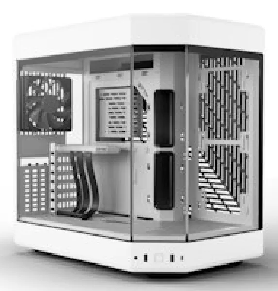 HYTE Y60 Dual Chamber Mid-Tower ATX Case - Snow White