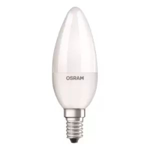 Osram 5.7W Parathom Frosted LED Candle Bulb E14/SES Dimmable Very Warm White - (462533-594265)