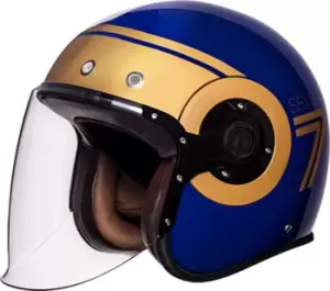 SMK Eldorado Seven Jet Helmet, blue, Size XS, blue, Size XS