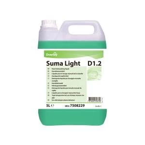 Diversey Suma Light D1.2 Dishwashing Liquid 5 Litre Pack of 2 7508229