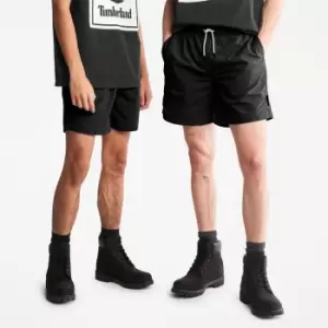 Timberland All Gender Windbreaker Shorts In Black Product gender genderless, Size S