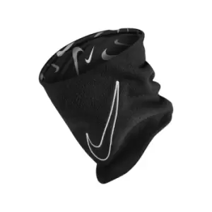 One Size Nike Youths Reversible Neck Warmer 2 Black White