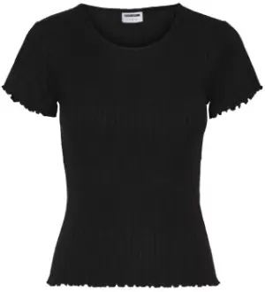 Noisy May Berry O-Neck Top T-Shirt black