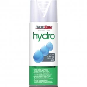 Plasti-Kote Hydro Spray Paint White 350ml
