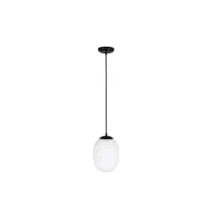 Areteou Globe Ceiling Pendant Light 1x E27 Max 20W White-Glass