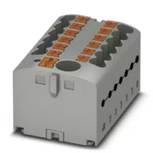 Phoenix Contact 13 Way Distribution block, 26 12 AWG, 24 A, 41 A @ 6 mm, 0.14 4mm, Push In