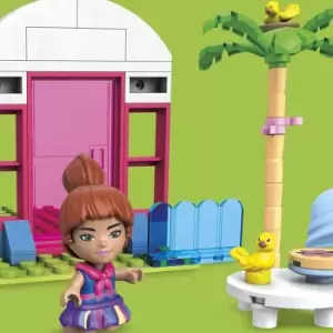 Mega Construx Barbie Malibu House Building Set For Kids