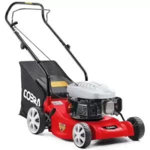 Cobra Machines Cobra M41C 16 Petrol Lawnmower - Red/Black