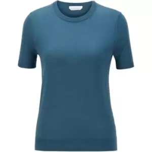 Boss Falyssa Short Sleeve Sweater - Blue