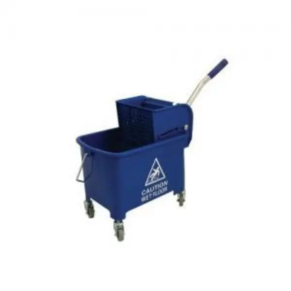 Mobile Mop Bucket with Wringer - Blue