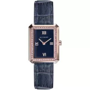 Ladies Accurist Signature Collection Blue Dial Watch