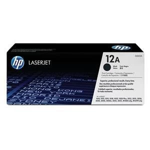 HP 12A Black Laser Toner Ink Cartridge