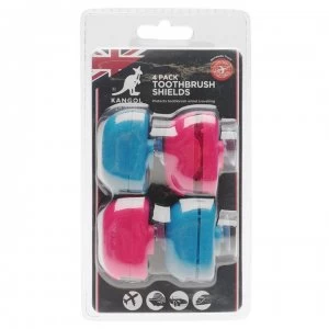 Kangol Toothbrush Shields Pack of 4 - Aqua/Pink