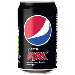 Pepsi Max 330ml Can 24 Pack