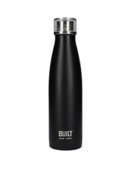 Built Hydration Double Walled Stainless Steel 17Oz Water Bottle ; Black