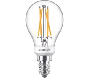 Philips Classic 3.5W E14/SES Golf Ball Dimmable Very Warm White - 64638700