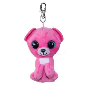 Lumo Stars Mini Keyring - Bear Raspberry Plush Toy