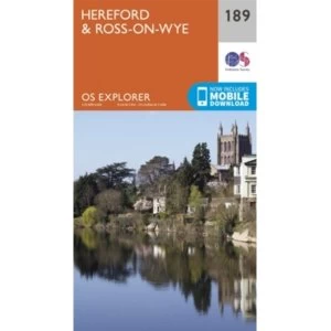 Hereford and Ross-on-Wye by Ordnance Survey (Sheet map, folded, 2015)