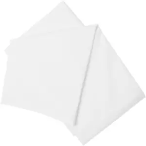 Belledorm - 200 Thread Count Cotton Percale Flat Sheet (Single) (White) - White