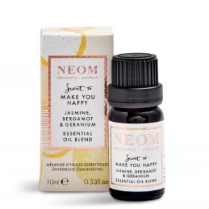 Neom Jasmine Bergamot And Geranium Essential Oil Blend 10ml