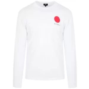 Edwin White Japanese Long Sleeve Sun T-Shirt