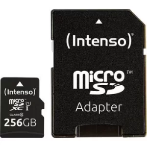 Intenso Premium microSDXC card 256GB Class 10, UHS-I incl. SD adapter