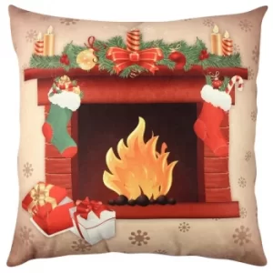 A11879 Multicolor Cushion Fireplace