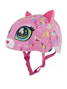 Raskullz Astro Cat Pink Toddlers Cycle Helmet 48-52Cm With Fit System