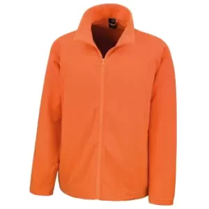 Result Core Mens Micron Anti Pill Fleece Jacket (L) (Orange)