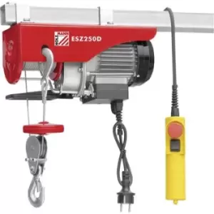 Holzmann Maschinen ESZ250D_230V Electric block and tackle Load capacity (incl. pulley) 250 kg Load capacity (without pulley) 125 kg