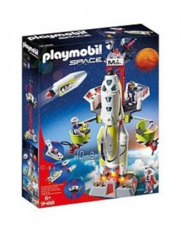 Playmobil 9488 Space Mission Rocket with Launch Site with Lights and Sound, One Colour