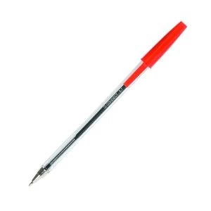 Q-Connect Ballpoint Pen Medium Red Pack of 50 KF26041
