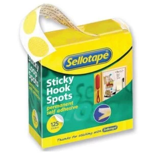 Sellotape Sticky Hook Spots 22mm Pack of 400