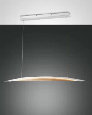 Cordoba LED Integrated Pendant Ceiling Light Light White Glass